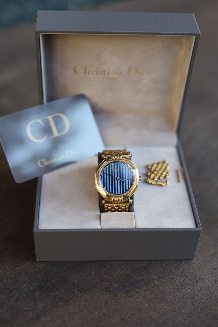 Dior ディオール　スウィングドレス オクタゴン箱付 稼働品　腕時計