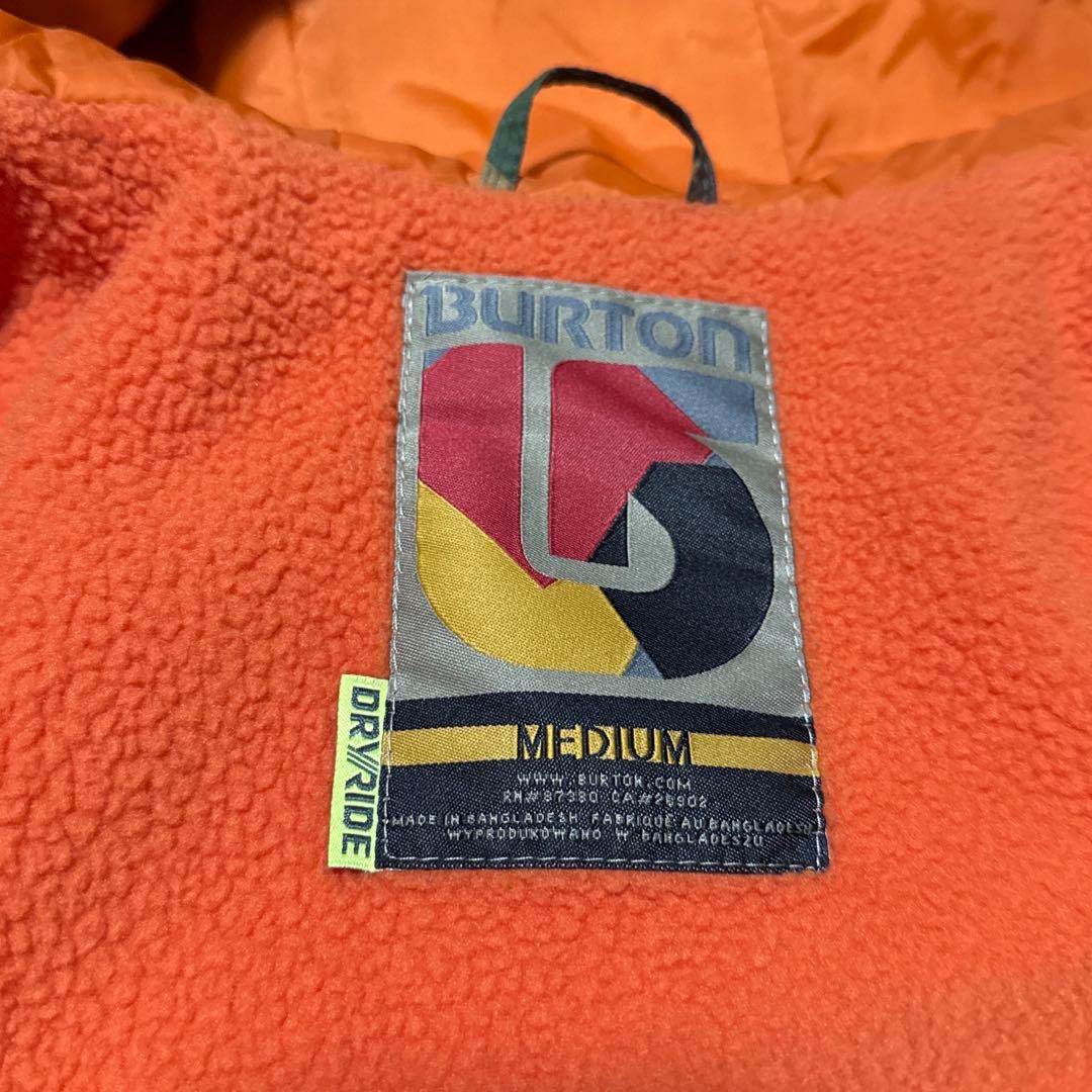 バートン BURTON スノーボードウェアメンズ 上 M 迷彩