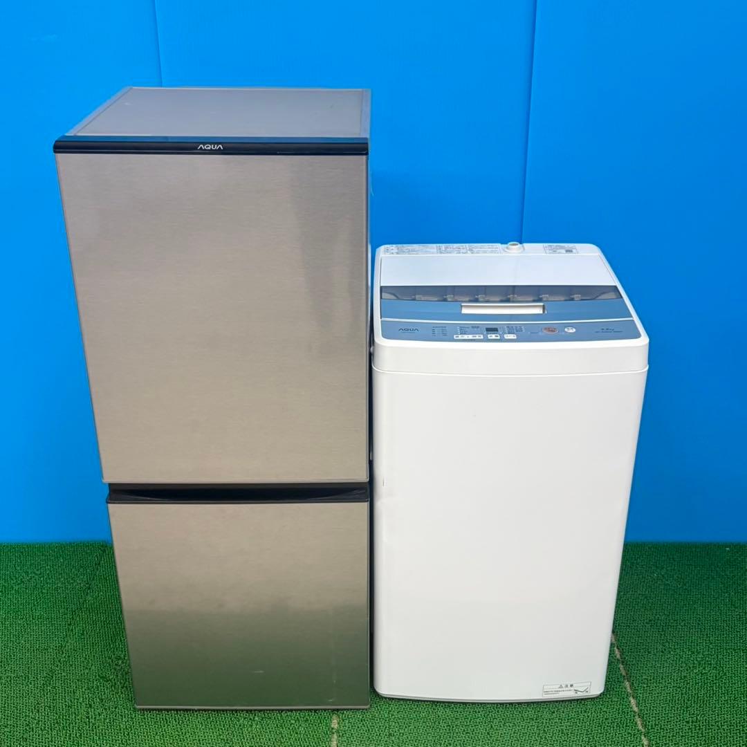 696 2022年製　AQUAセット　冷蔵庫　洗濯機　小型　一人暮らし　極美品