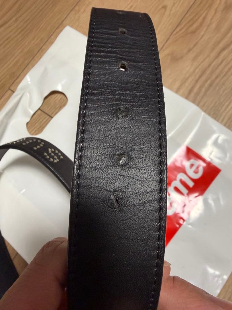 Supreme Studded Logo Belt S/M 18ss ベルト