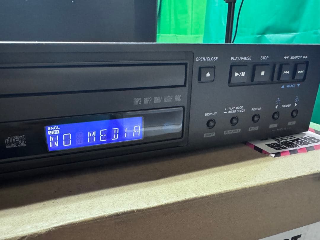 【動作確認済み】TASCAM CD-200SB 業務用CDプレイヤー プロ仕様