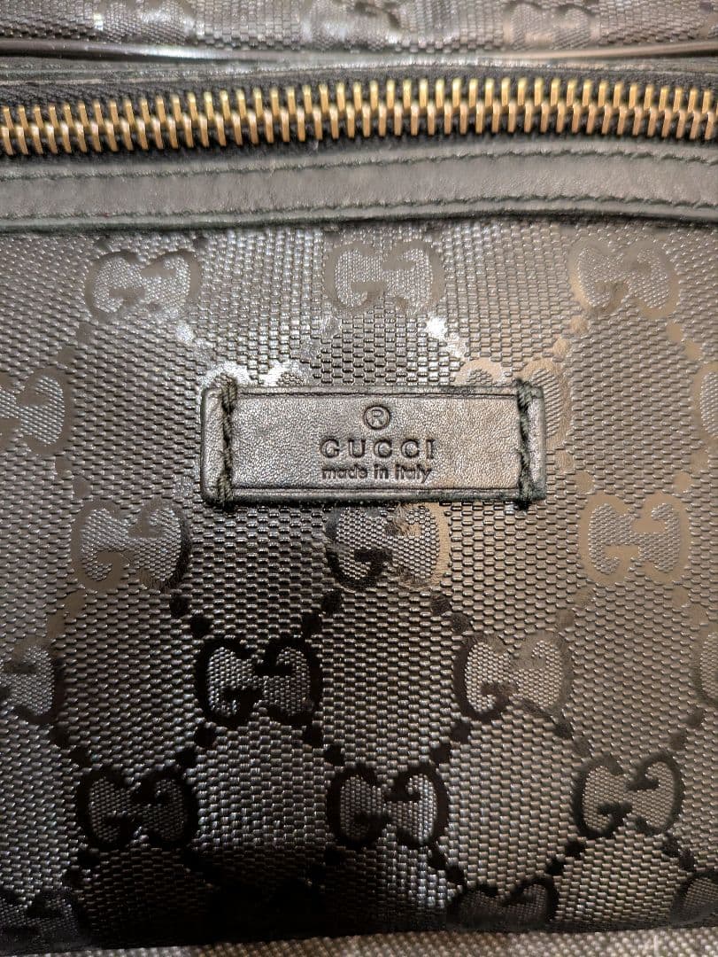 GUCCI ボディバッグ ブラック ナイロン