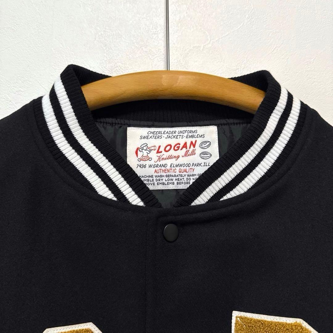 美品 PAGEBOYLIM ローガンコラボスタジャン ビッグシルエット 黒