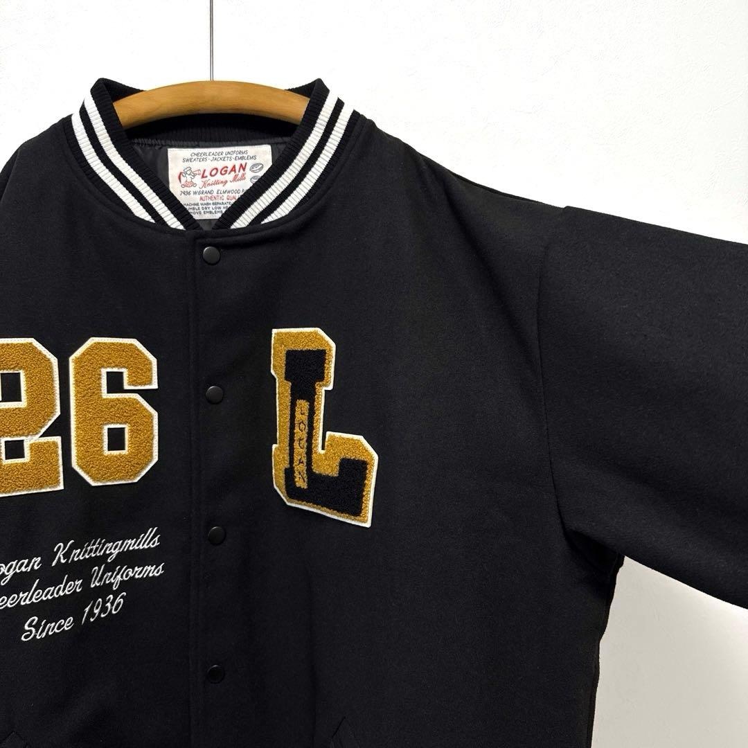 美品 PAGEBOYLIM ローガンコラボスタジャン ビッグシルエット 黒