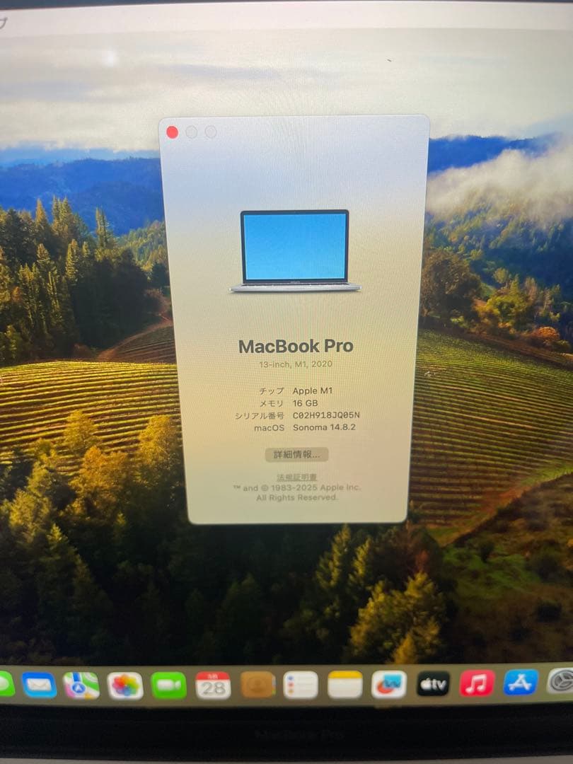 MacBook本体 APPLE MacBook Pro M1 16GB SSD 512GB