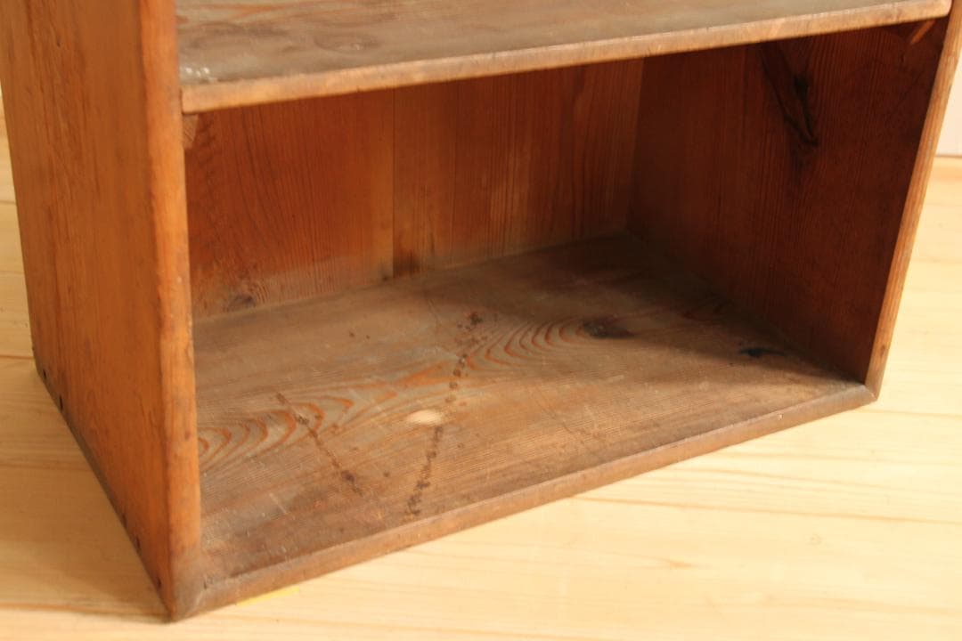 収納棚　棚　小物入れ　木製　古道具　古家具　アンティーク　ビンテージ　レトロ