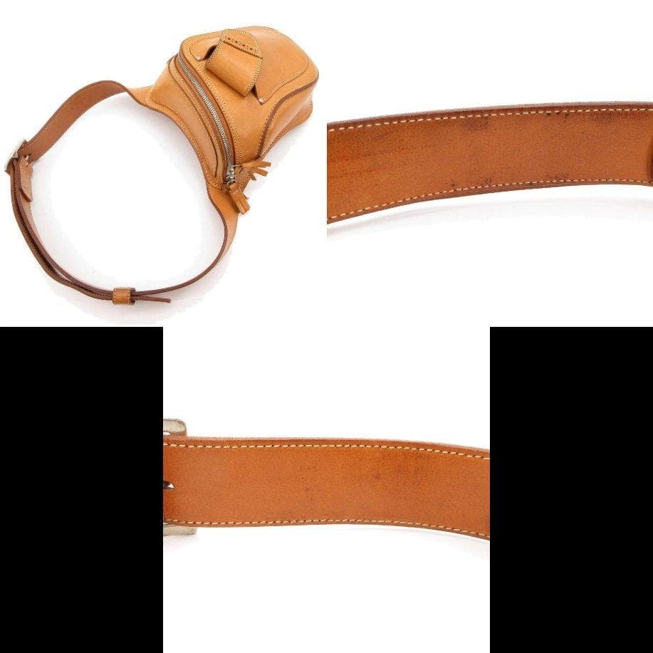 美品 我歩 ボートラップ ホルスターバッグ レザー 30-26012804