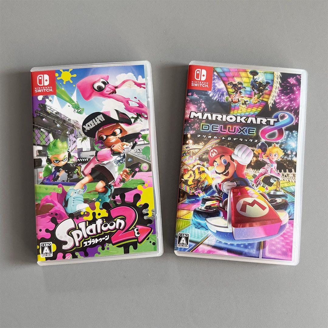 Nintendo Switch(バッテリー強化版) 本体グレー＋ソフト2本