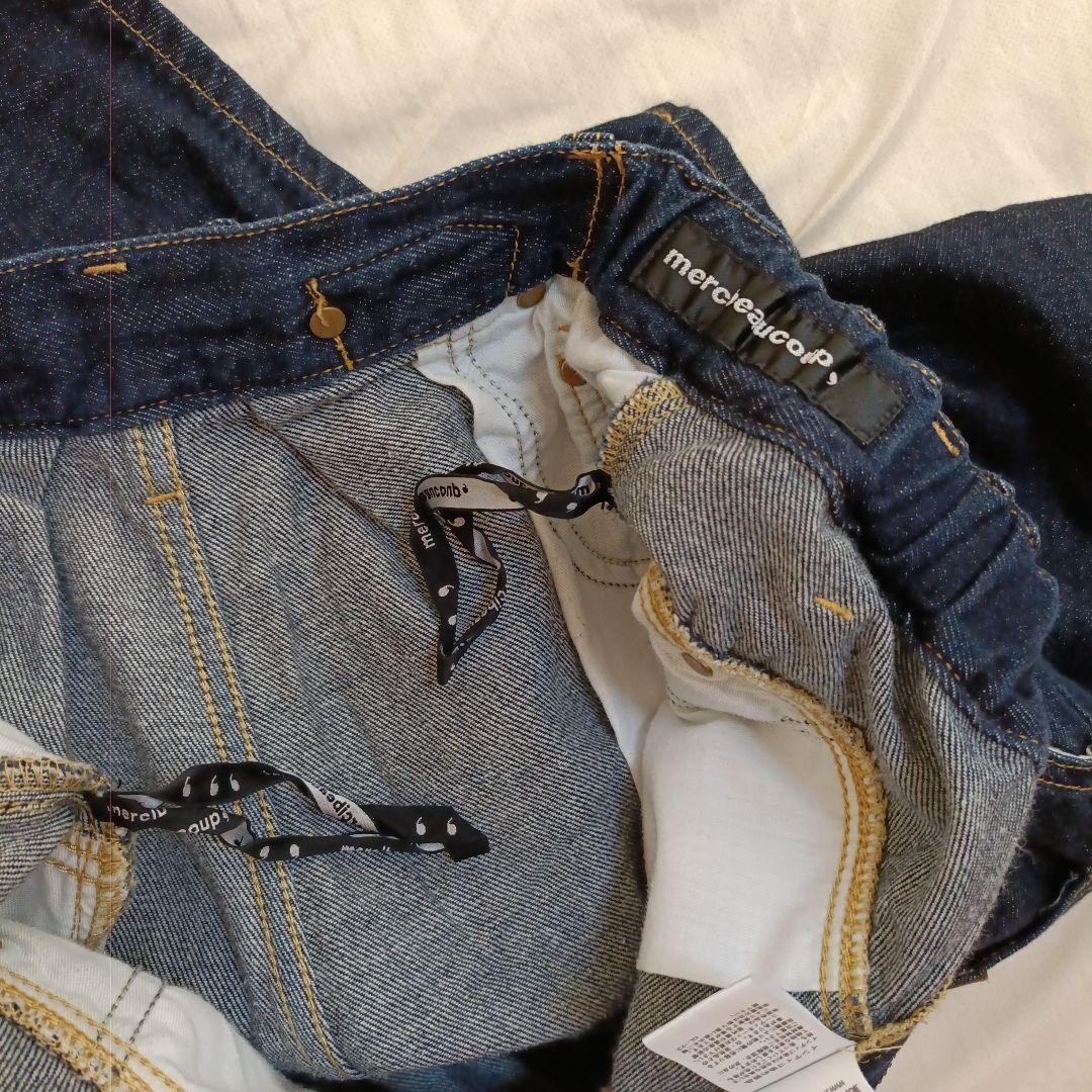 Lee×mmercibeaucotp, コラボ　後ろ前ワイドデニムパンツ　（М）