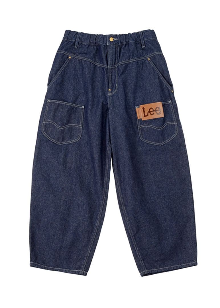 Lee×mmercibeaucotp, コラボ　後ろ前ワイドデニムパンツ　（М）