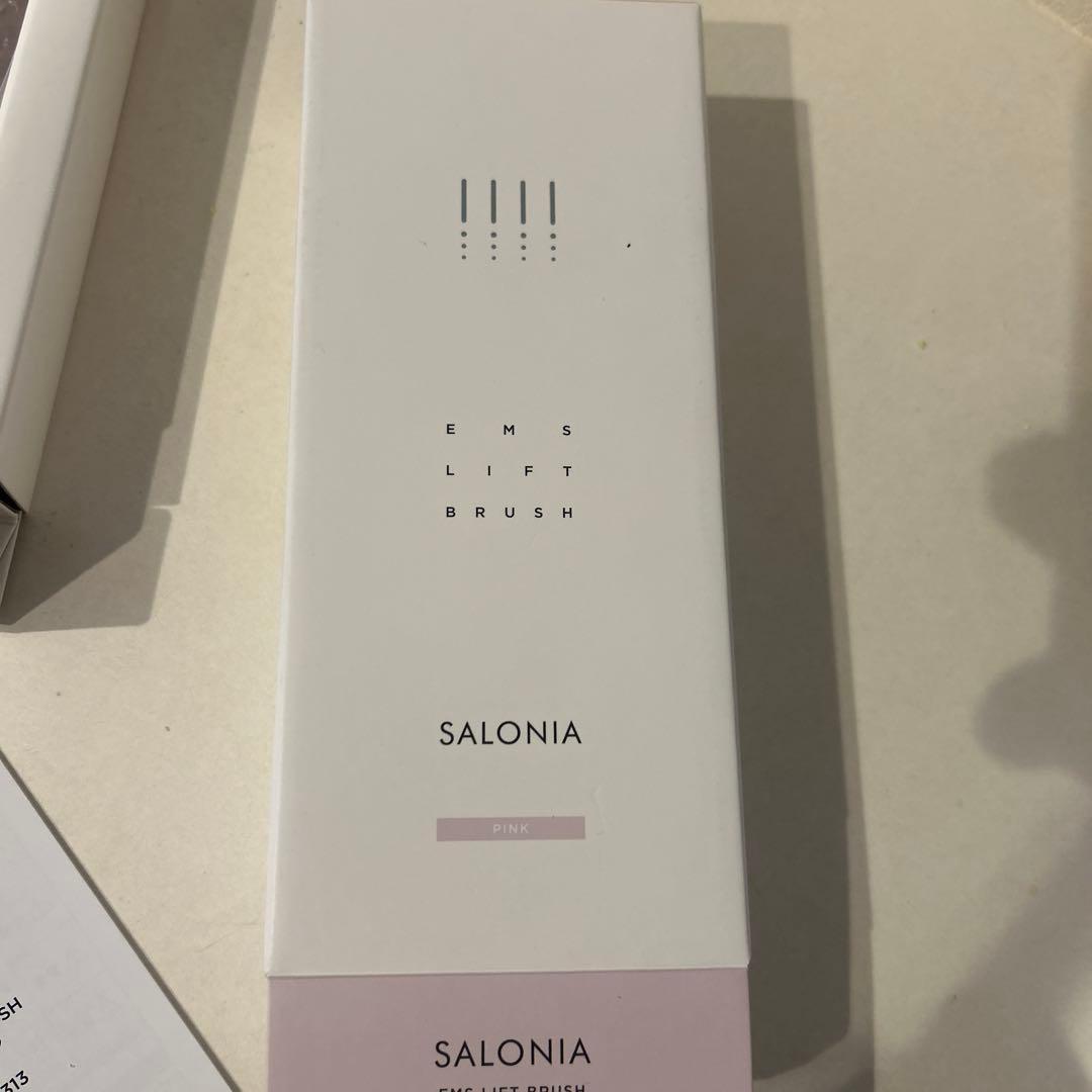 【新品】SALONIA EMS LIFT BRUSH ピンク