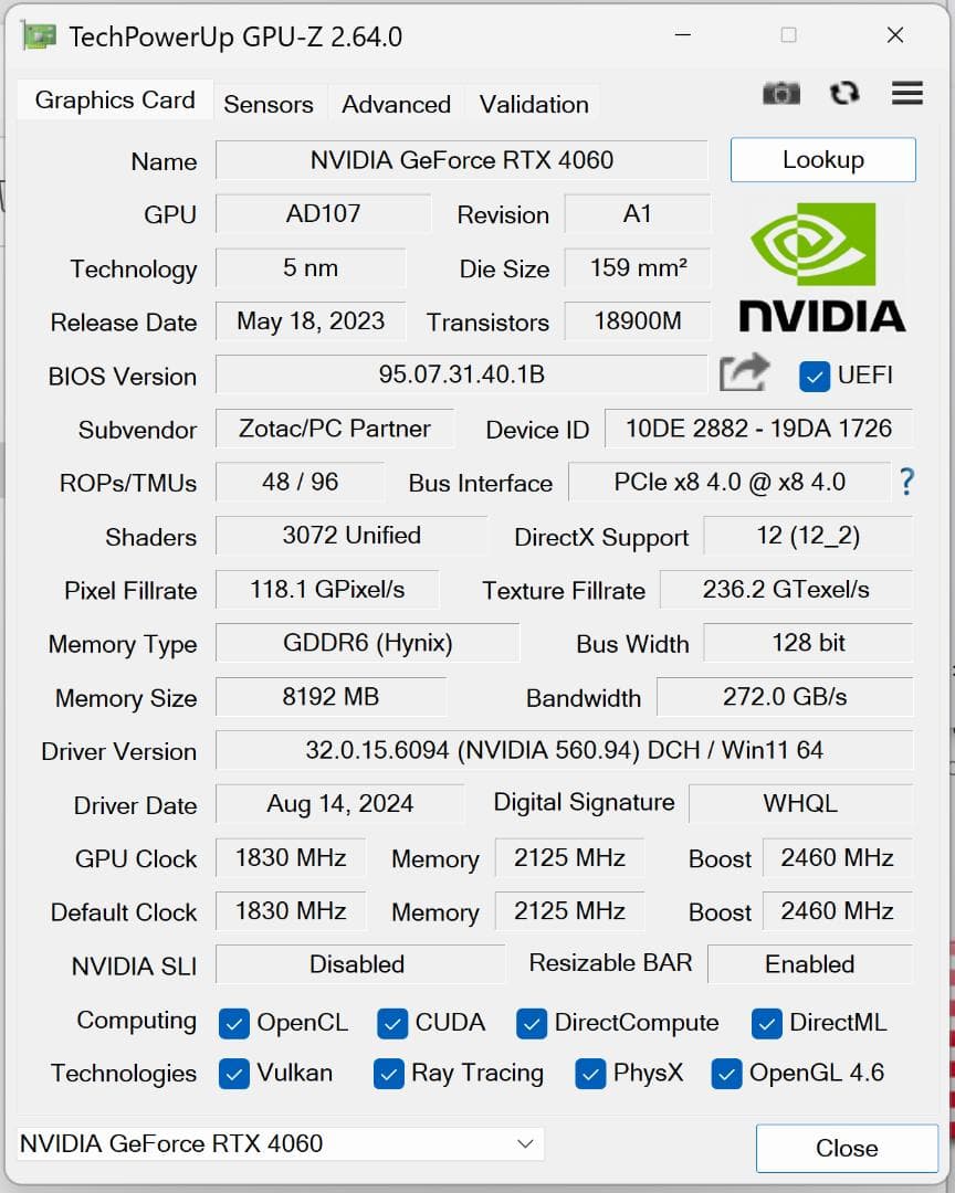 ゲーミングPC Core i7-14700F GeForce RTX4060