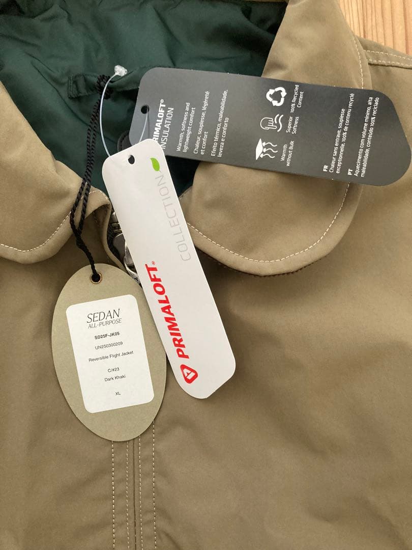 SEDAN all-purpose XL ジャケット ミリタリー リバーシブル