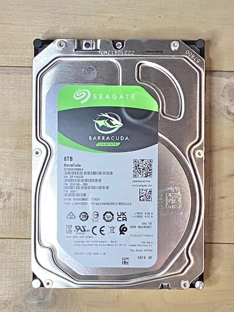 Seagate Barracuda 8TB HDD ③