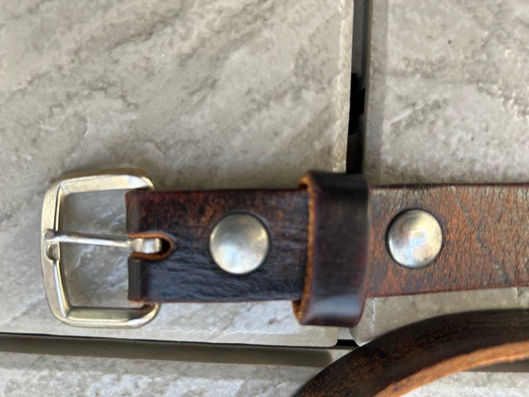 rrlダブルアールエル WINSTON LEATHER BELT レザーベルト