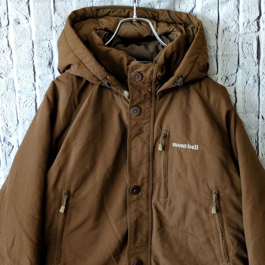 モンベル　ハスキーコート メンズS ブラウン