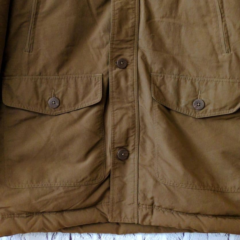 モンベル　ハスキーコート メンズS ブラウン