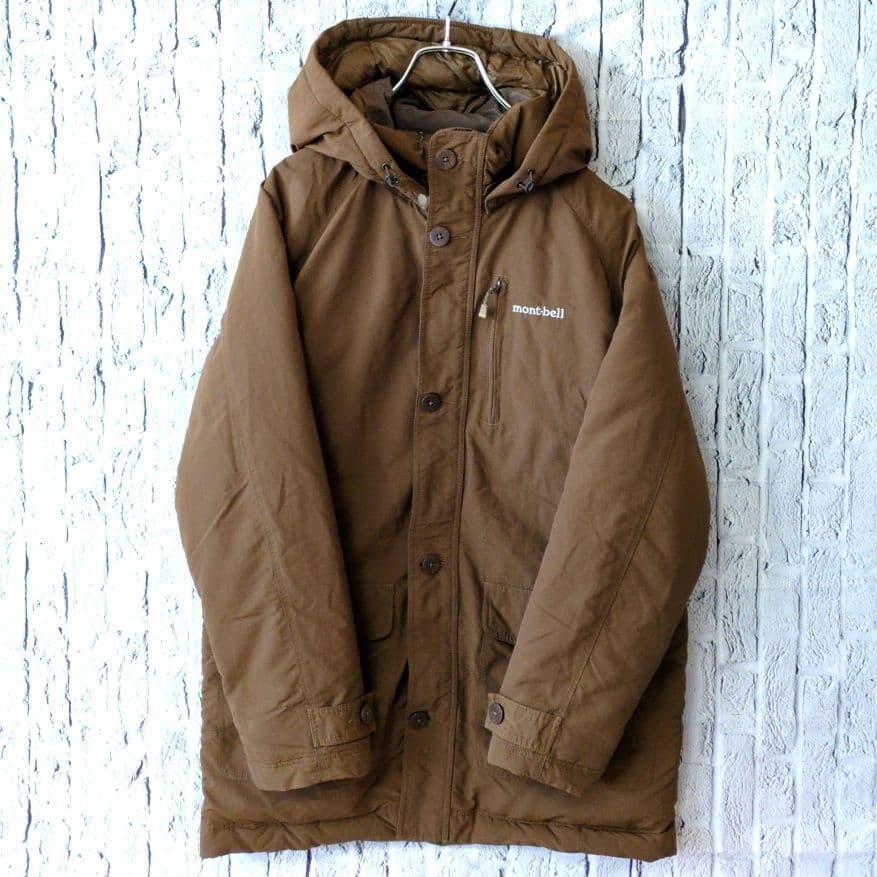 モンベル　ハスキーコート メンズS ブラウン