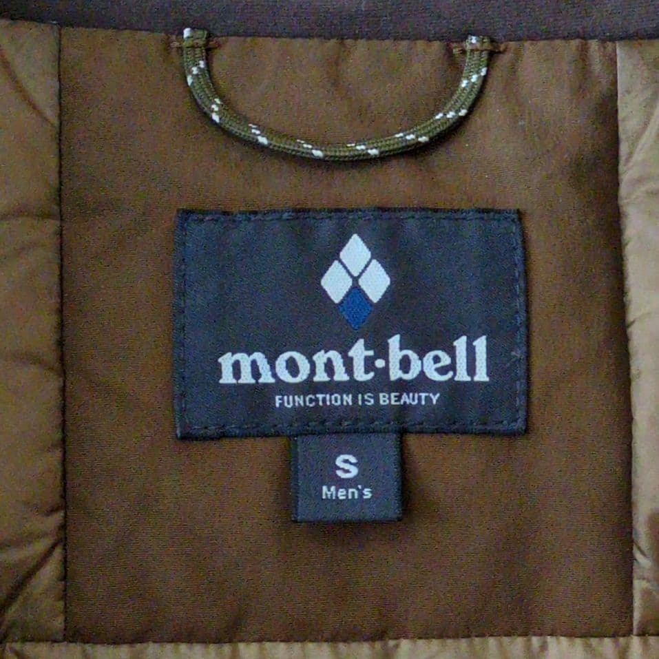 モンベル　ハスキーコート メンズS ブラウン