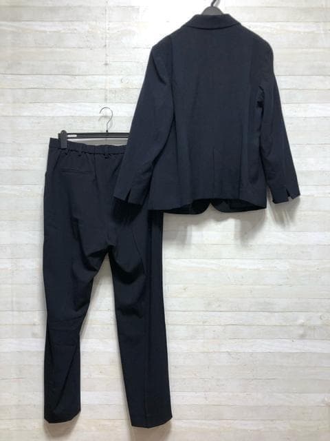 新品☆3L紺系♪パンツスーツ♪洗える♪お仕事・通勤・フォーマル☆A255