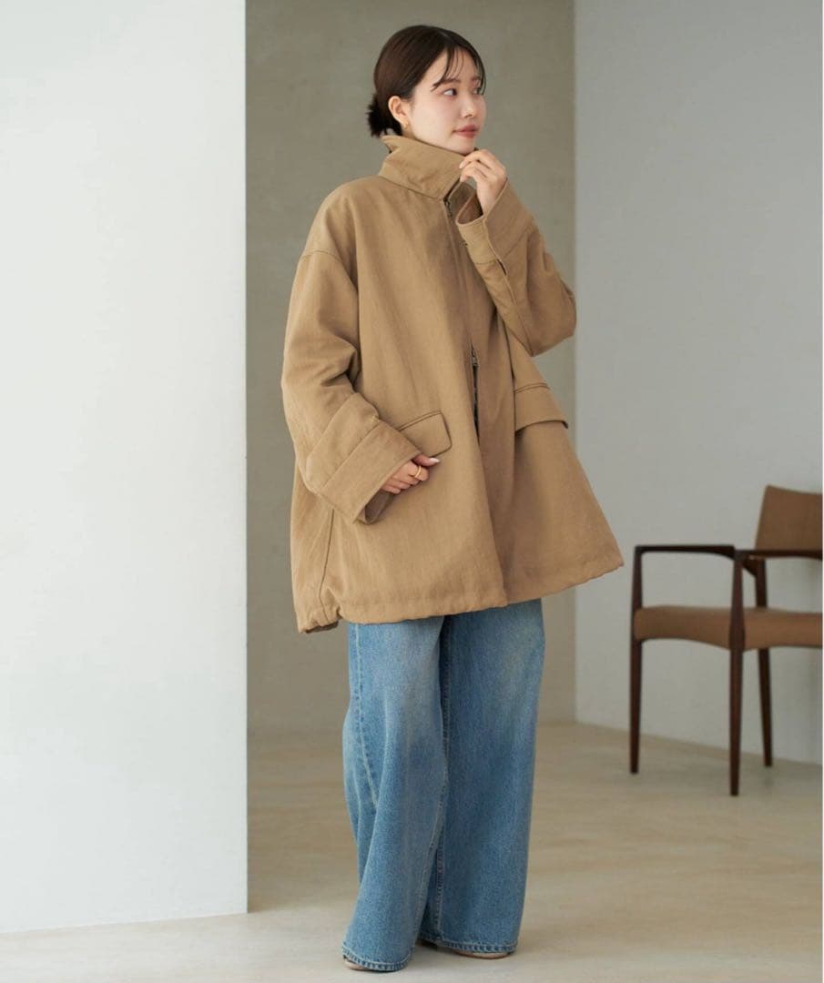 Plage テントブルゾン38 ベージュ