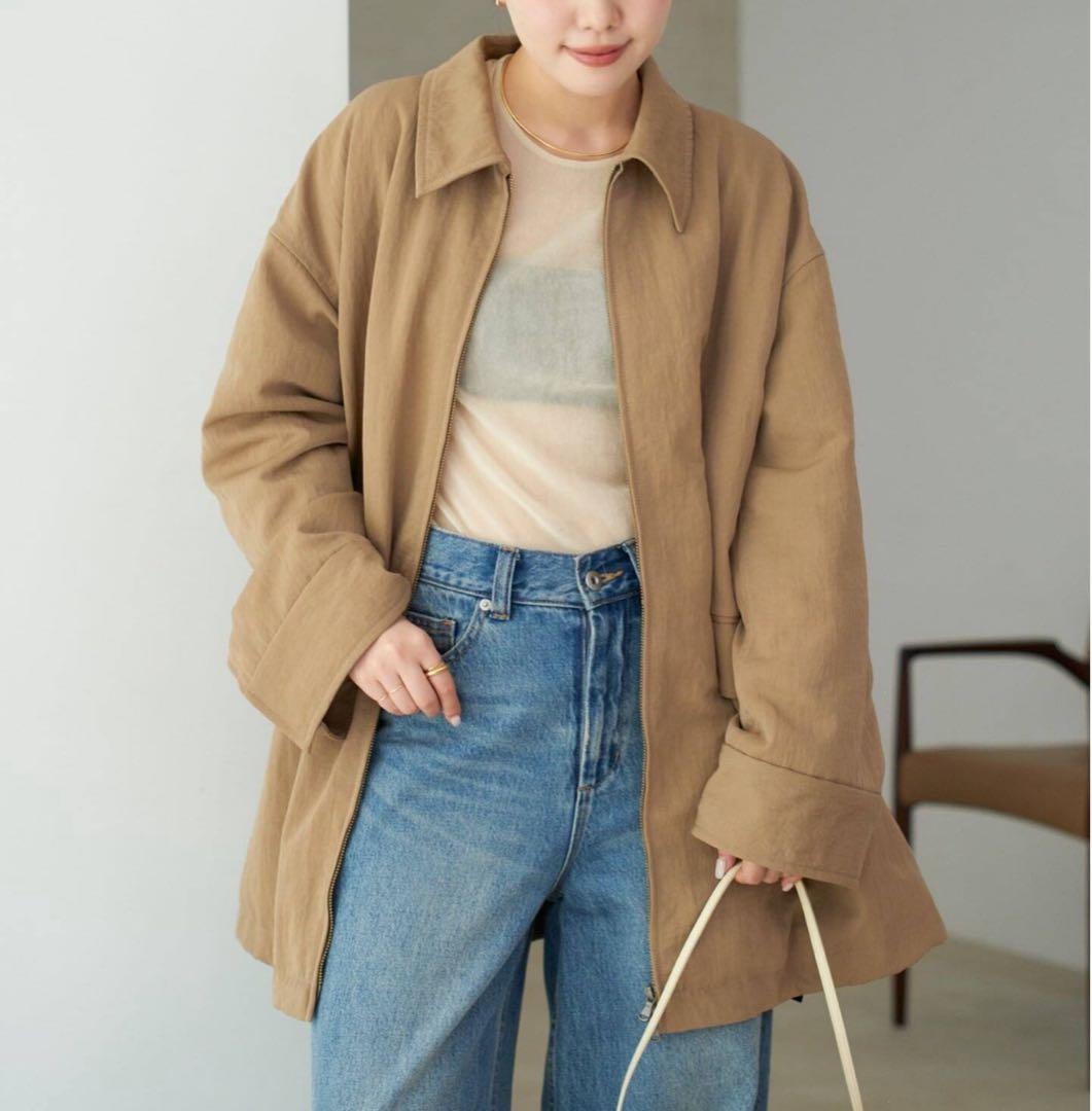 Plage テントブルゾン38 ベージュ