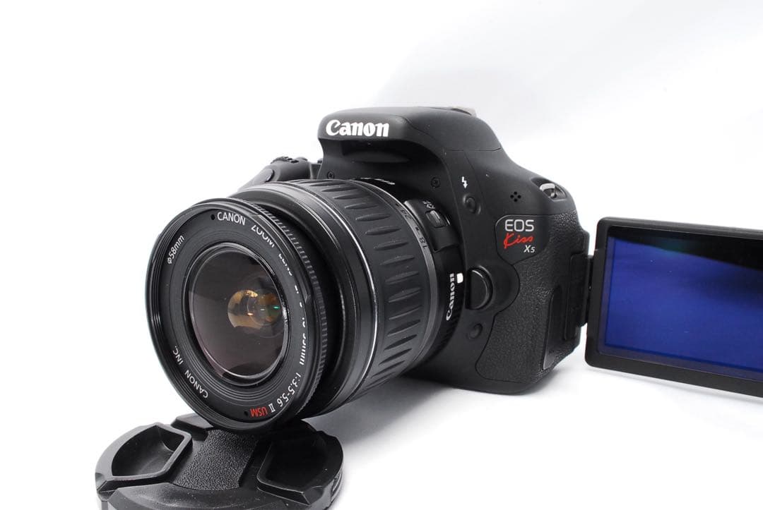 Canon kiss X5✨美品✨一眼レフ　手ぶれ補正☆付属品付きすぐ使える♪