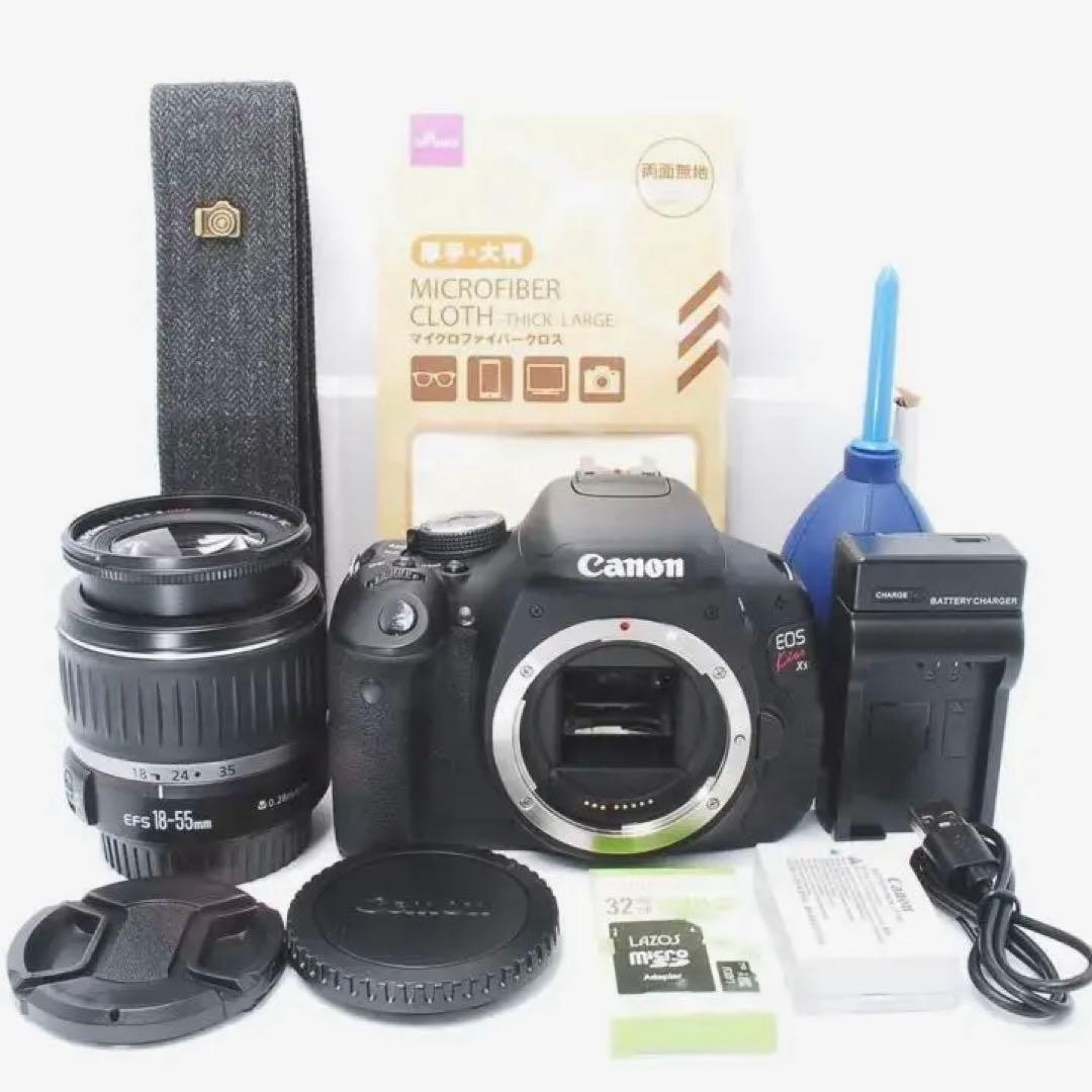 Canon kiss X5✨美品✨一眼レフ　手ぶれ補正☆付属品付きすぐ使える♪
