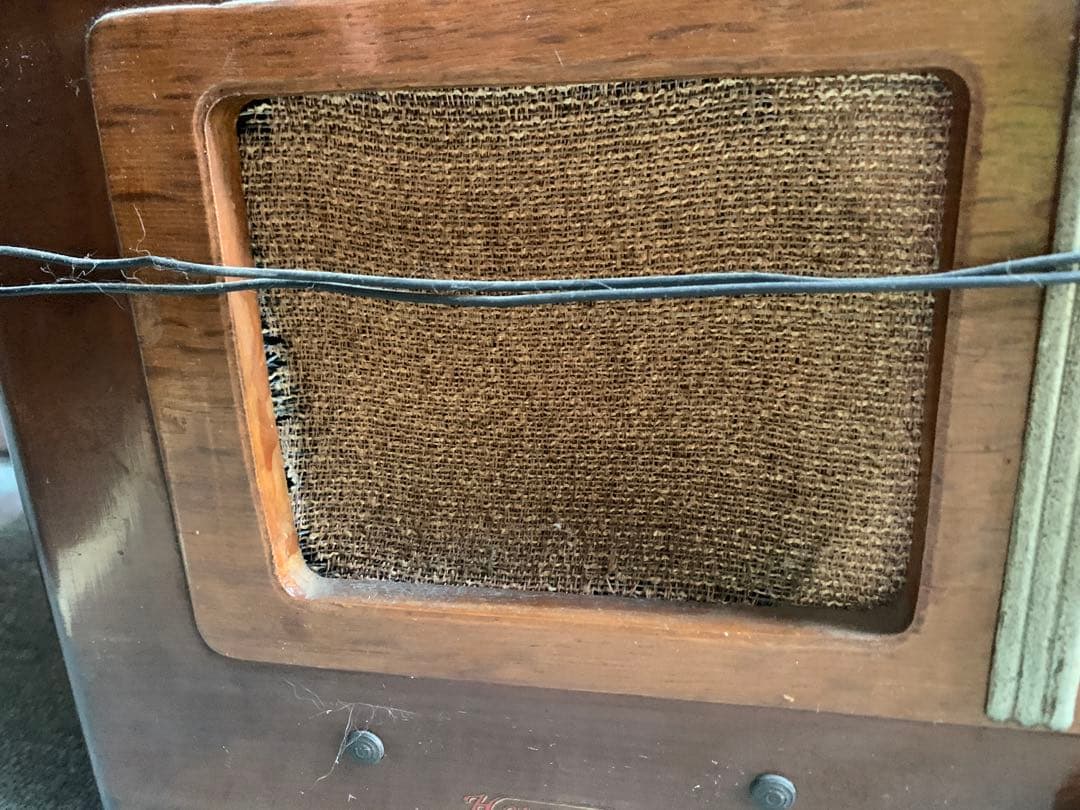 骨董品　真空管ラジオ　大阪無線　昭和アンティーク