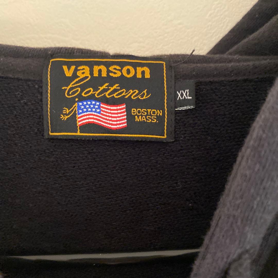 VANSON ジップ パーカー フェリックス バイカー