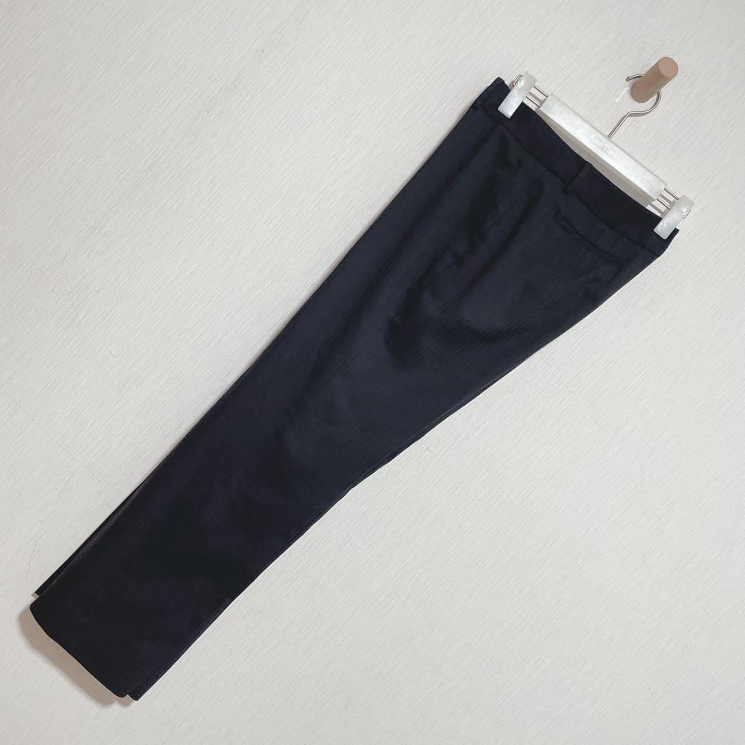 LES￼ MUSE スーツセット　L パンツスーツ　3点　黒 ウオッシャブル