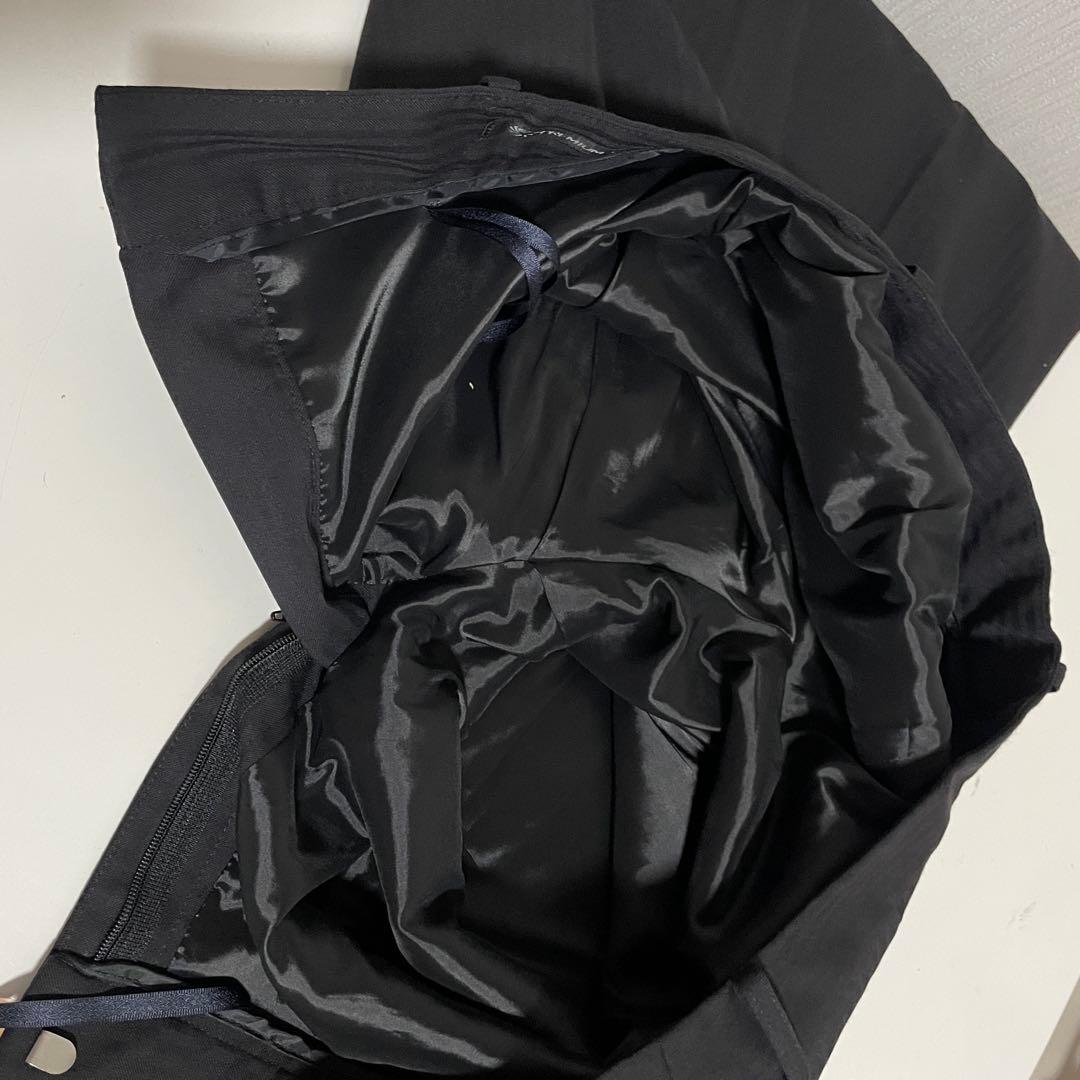 LES￼ MUSE スーツセット　L パンツスーツ　3点　黒 ウオッシャブル