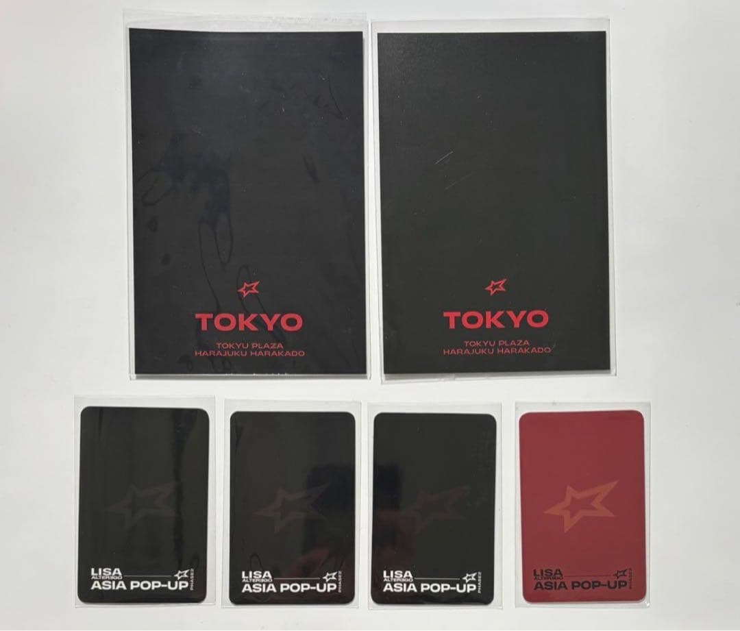 BLACKPINK リサ alter ego pop-up トレカ ポストカード