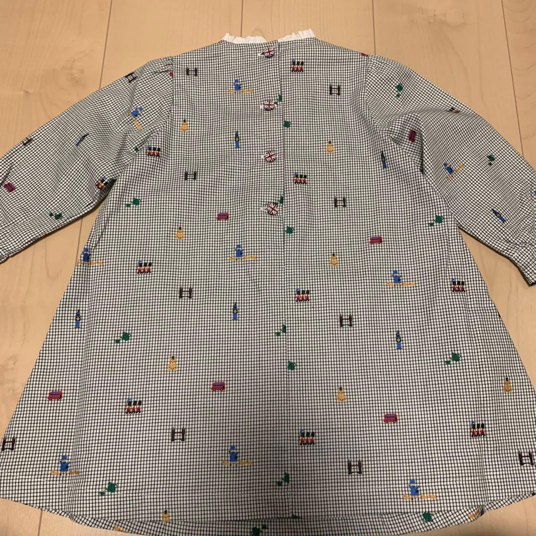 刺繍デザイン ワンピース 90サイズ