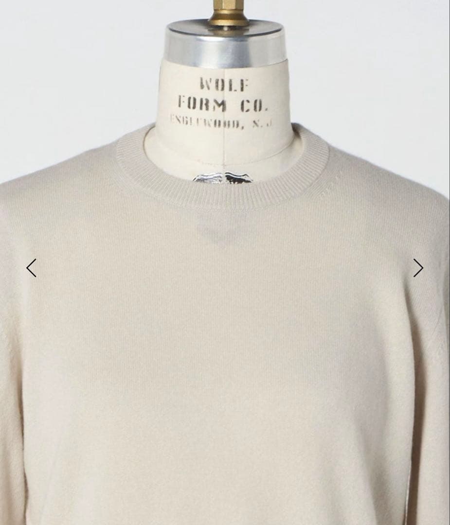 BLAMINK 25FW 定番カシミヤニット ベージュ 36