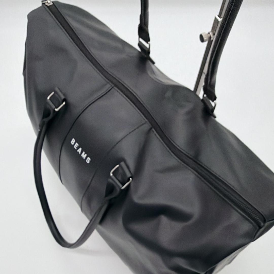 美品 BEAMS トートバッグ 大容量 ビジネス ブラック メンズ A4収納可