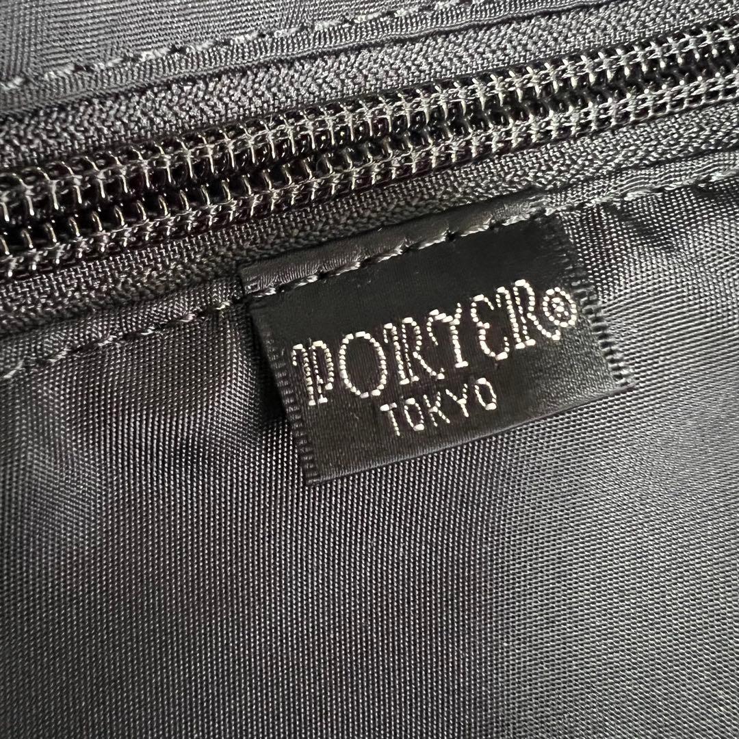 美品PORTER ポーター PLAN プラン リュック バックパック ブラック