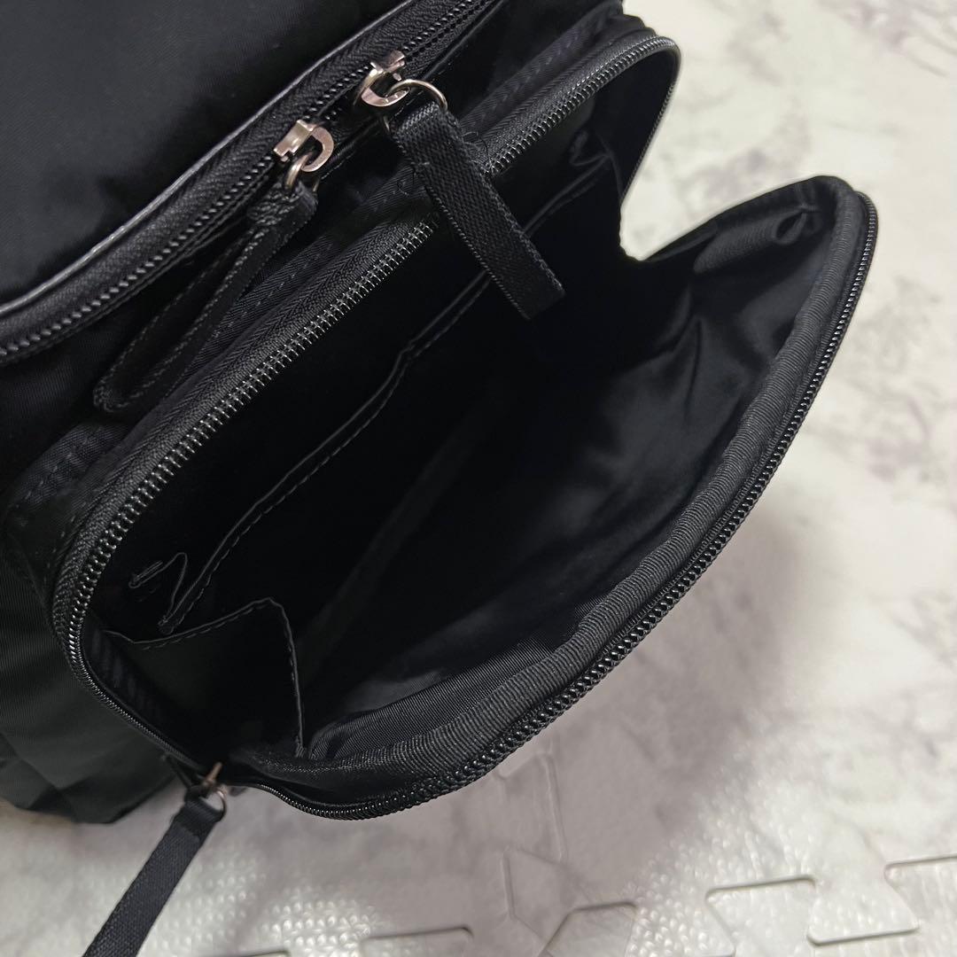 美品PORTER ポーター PLAN プラン リュック バックパック ブラック