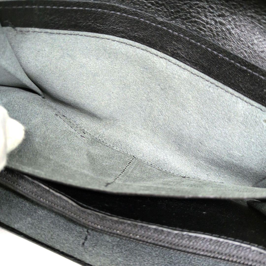 【未使用 現行】イルビゾンテ　ロングウォレット　フラップ　シボ革　大容量　蛇腹