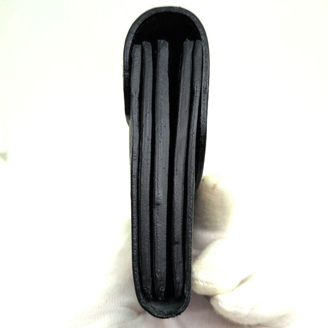 【未使用 現行】イルビゾンテ　ロングウォレット　フラップ　シボ革　大容量　蛇腹