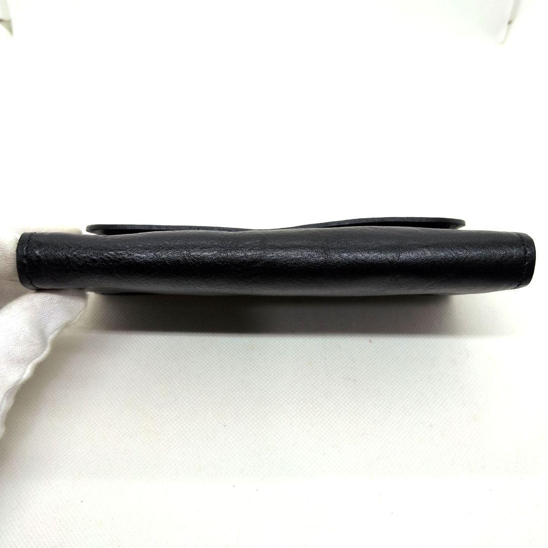 【未使用 現行】イルビゾンテ　ロングウォレット　フラップ　シボ革　大容量　蛇腹