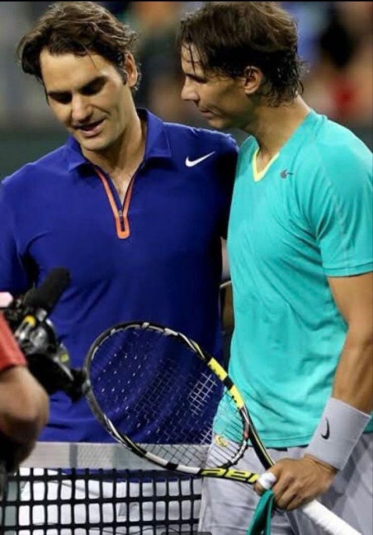 美品 ラファエルナダル着用モデル NIKEナイキ ゲームシャツL