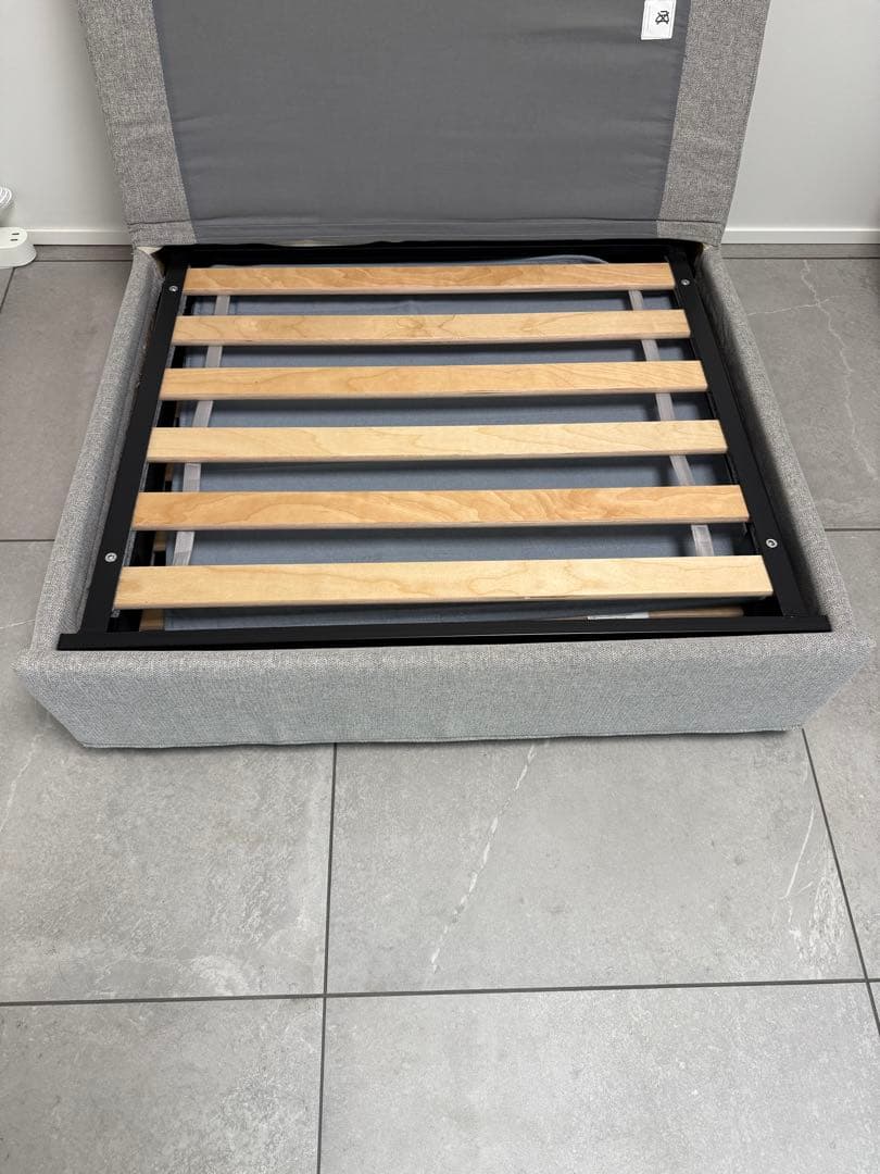 【美品】イケアKIVIK シーヴィク1人掛けソファベッド・グレー‭