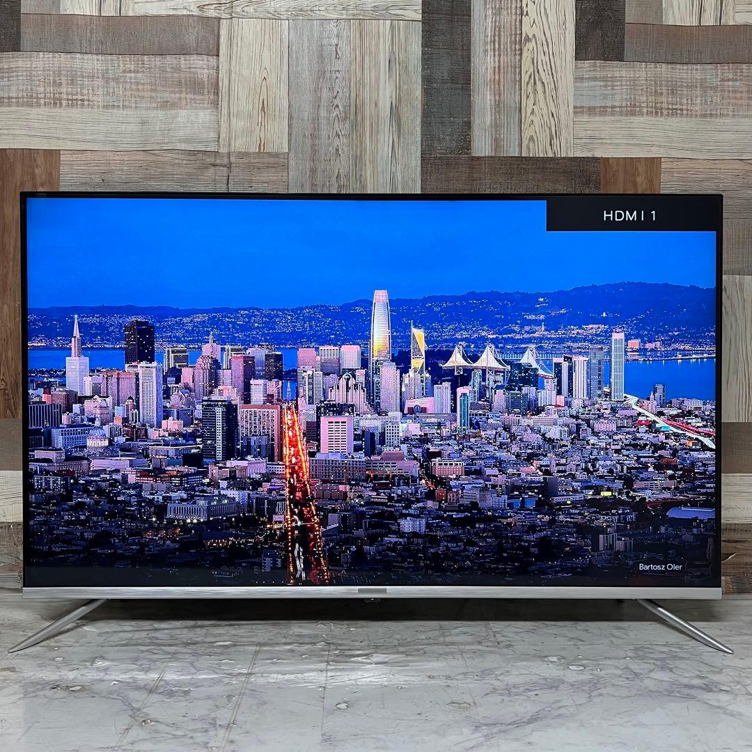 全国送料込❣️3年前購入ジョワイユ43型 4K液晶テレビ外付けHDD録画