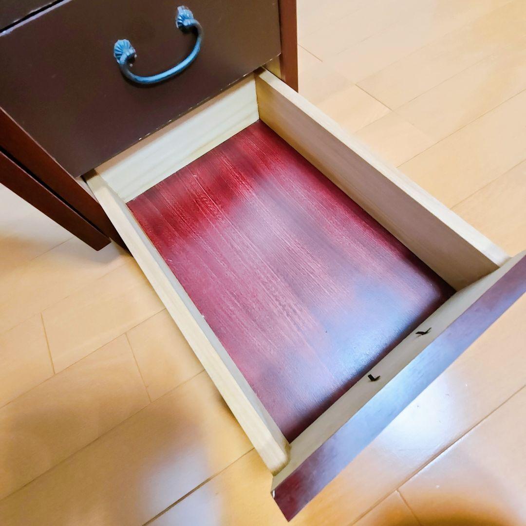 美品♪折りたたみ机　3段 ミニタンス　文机