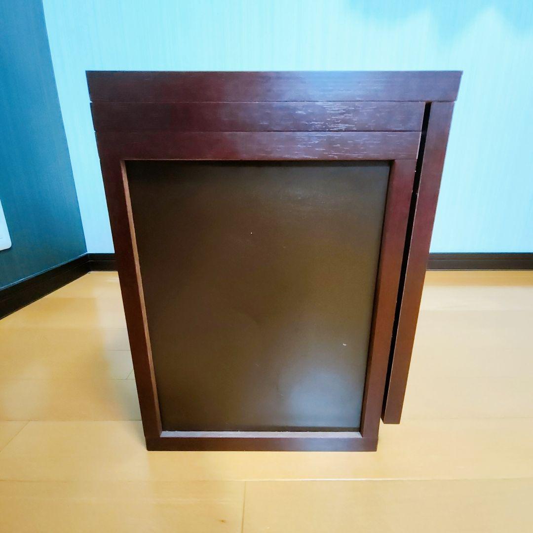 美品♪折りたたみ机　3段 ミニタンス　文机