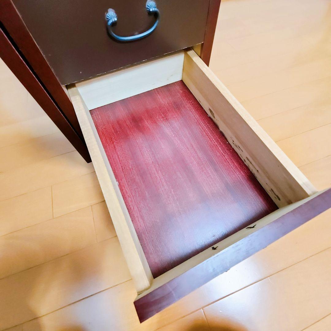 美品♪折りたたみ机　3段 ミニタンス　文机