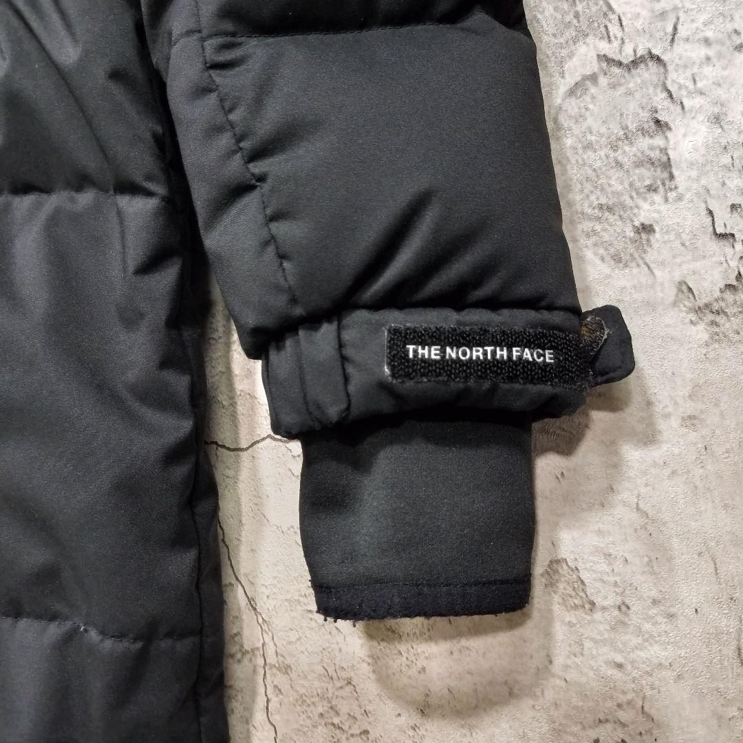 ★人気　ノースフェイス　ロングダウンコート　ブラック　XS