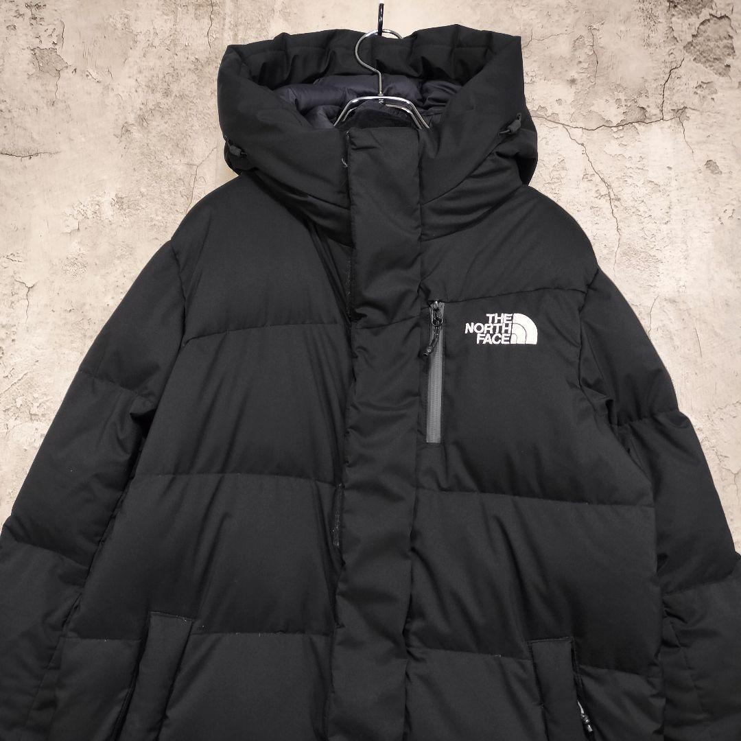 ★人気　ノースフェイス　ロングダウンコート　ブラック　XS
