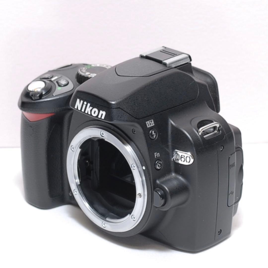 ✨お手軽に一眼レフを始めよう✨Nikon D60✨ シングルレンズ✨スマホ転送